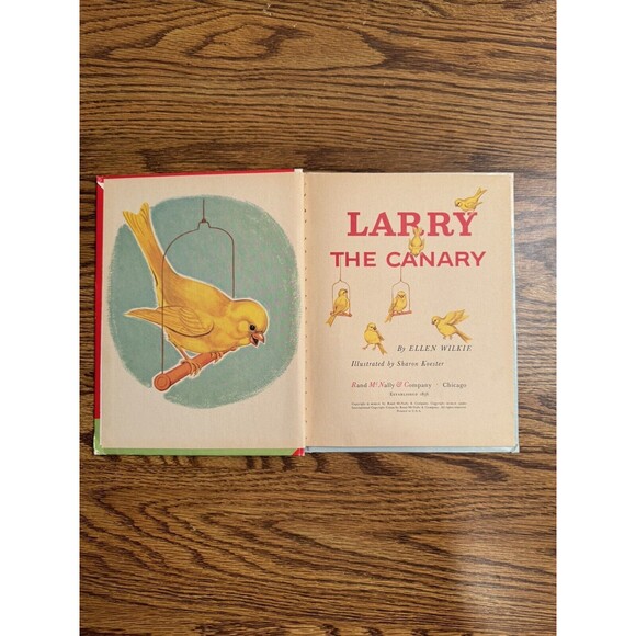 Larry The Canary A Rand‎ Mcnally Elf Book 1959 - Picture 2 of 3